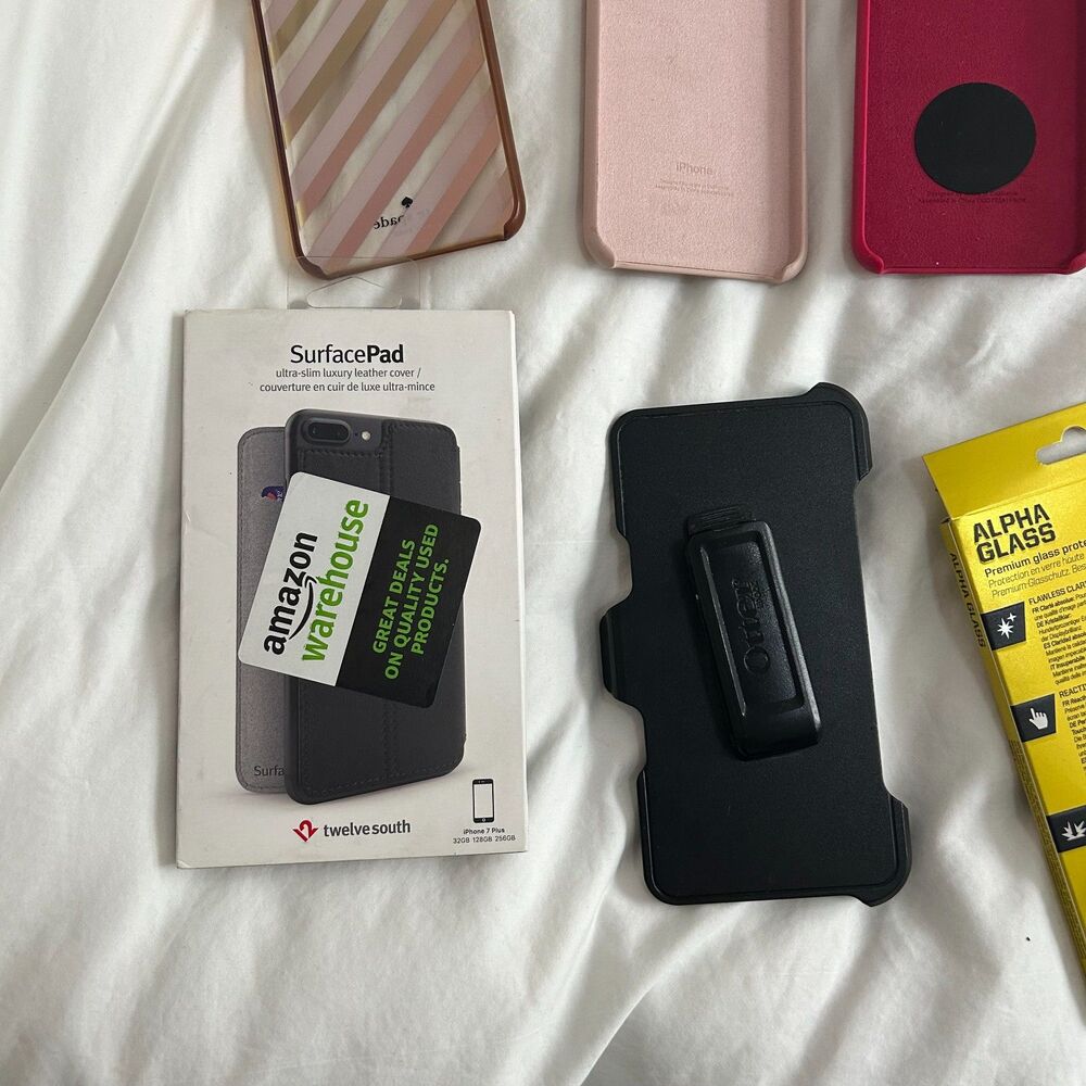 Lot of 9 iPhone 8 Plus or iPhone 7 Plus cases, 1 holster, 2 screen protectors - Picture 9 of 10